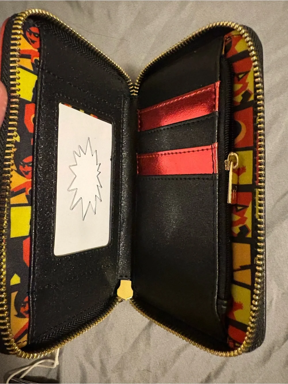 The Incredibles 20th Anniversary Metallic Cosplay Zip Around Wallet